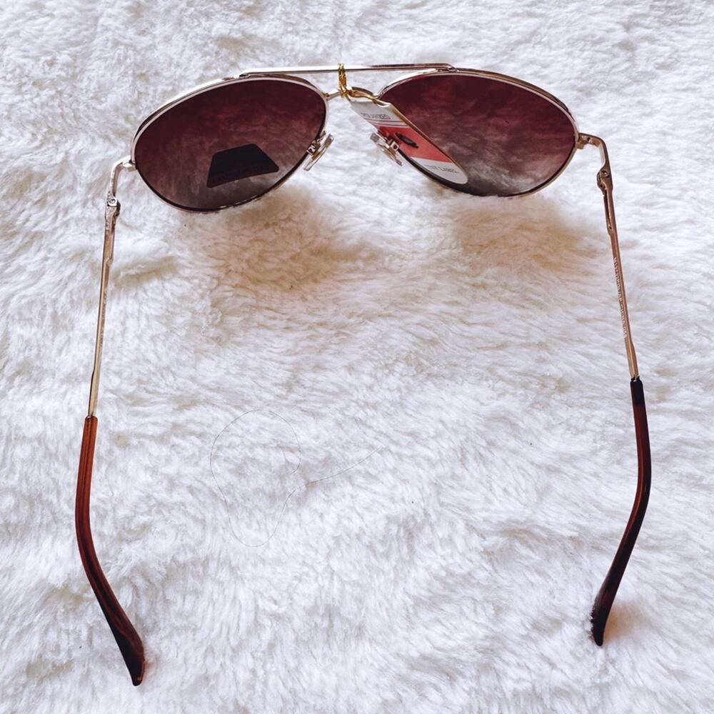 Freya Brown Polarized Aviator Sunglasses - Picture 10 of 14